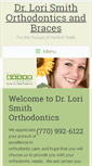 Mobile Screenshot of drlorismithorthodontics.com