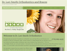 Tablet Screenshot of drlorismithorthodontics.com